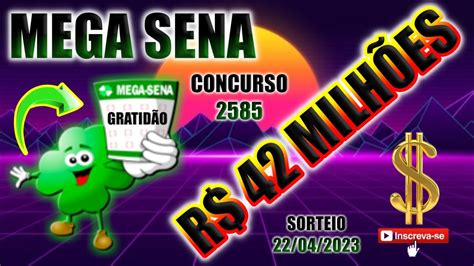 mega sena concurso 2585 - Resultado Mega Sena 2585 por ordem 